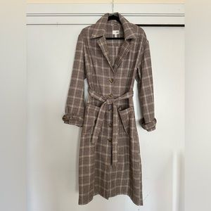 New Society Amuse Emmanulle Trench Coat jacket Women size M